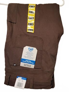 Polar King by Key Men’s Fleece Lined Work Pants Brown 42x30 Relaxed Fit NWT